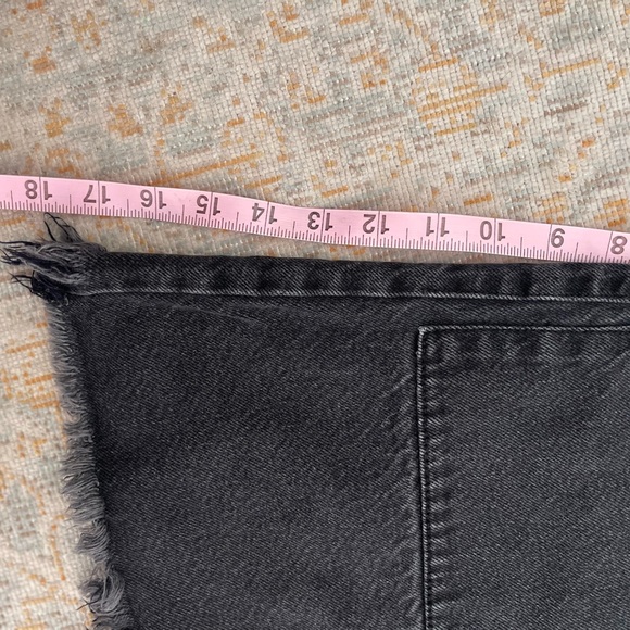 One Teaspoon, black denim mini, zips all the way down - Picture 10 of 14